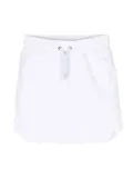 Givenchy Kids logo-tape drawstring skirt - White