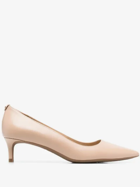 Michael Michael Kors logo-plaque 50mm leather pumps