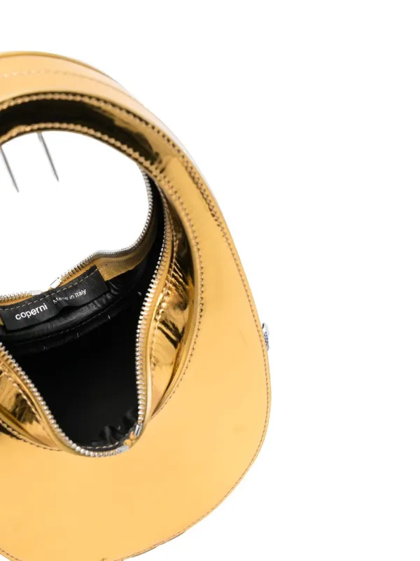 Coperni Mini Swipe Tote Bag | Gold | FARFETCH