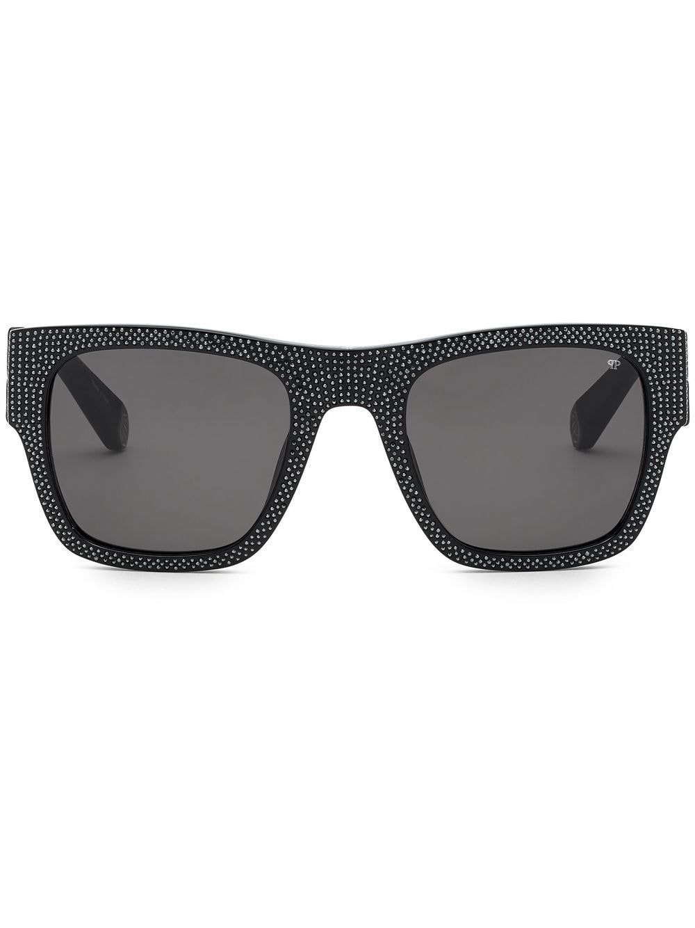 Philipp Plein Eyewear Sonnenbrille Mit Eckigem Gestell In Black