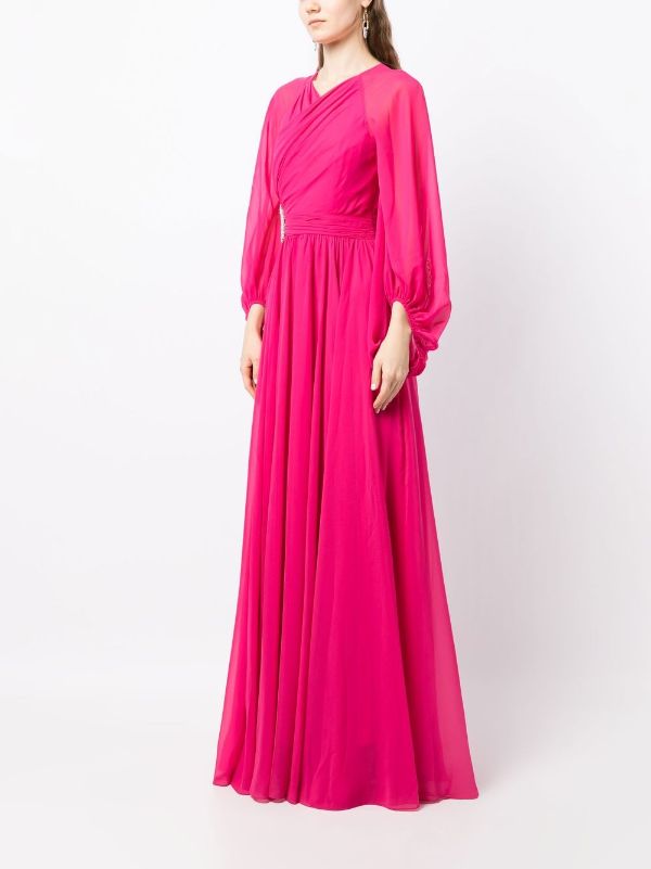 Embellished chiffon clearance gown