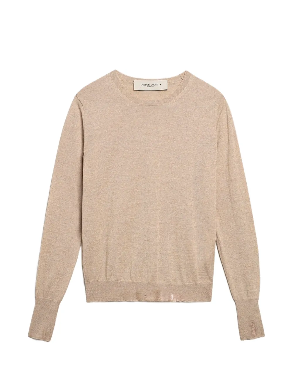 Golden Goose distressed fine-knit jumper