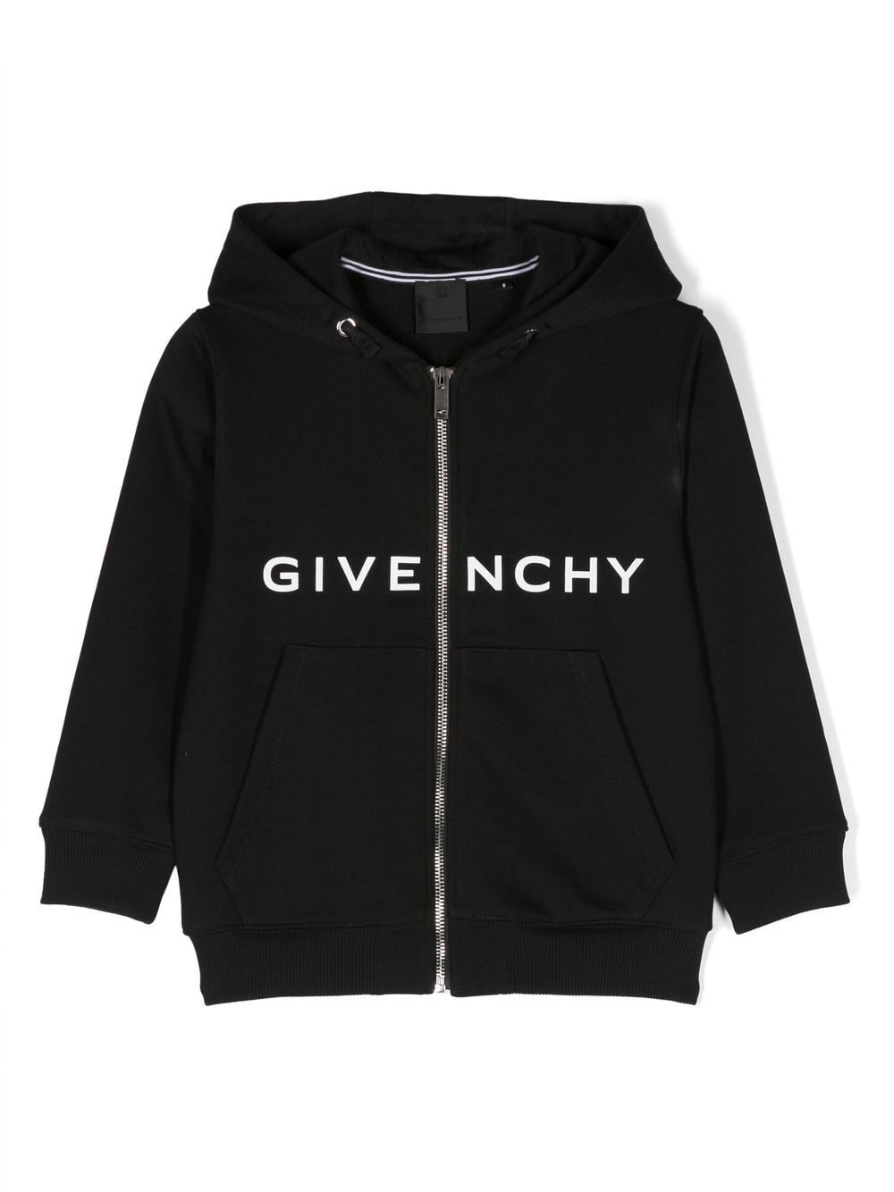 Givenchy 4g Logo-print Zip-up Hoodie In Schwarz