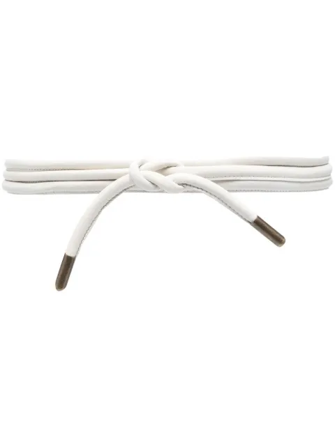 Federica Tosi tied leather belt