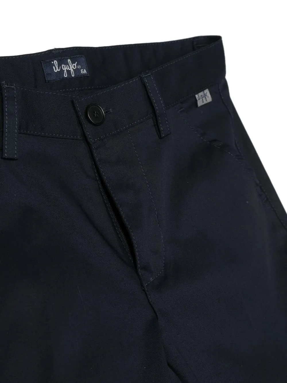  Il Gufo Three-pocket Tailored Shorts - Blue 