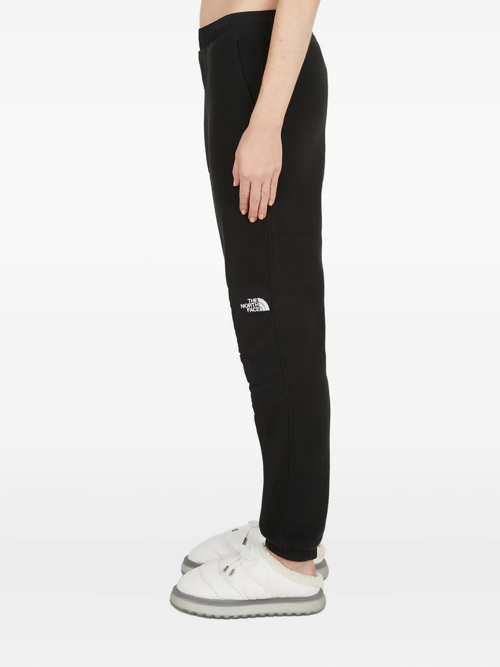 The North Face Denali panelled fleece trousers Zwart