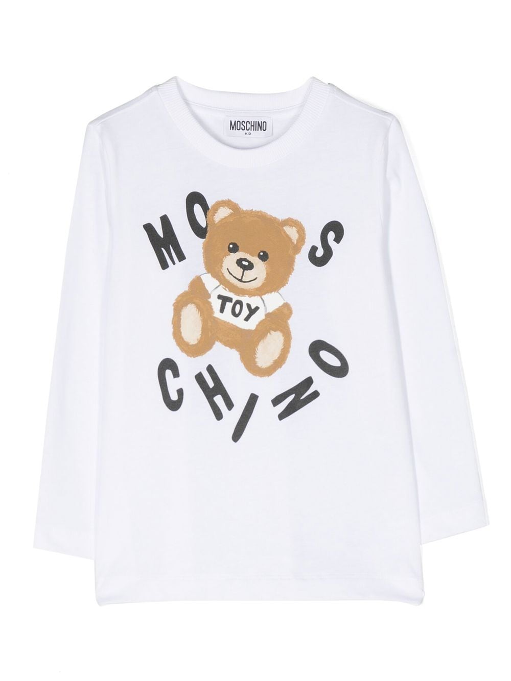 Moschino Teddy Bear Print T-shirt In White