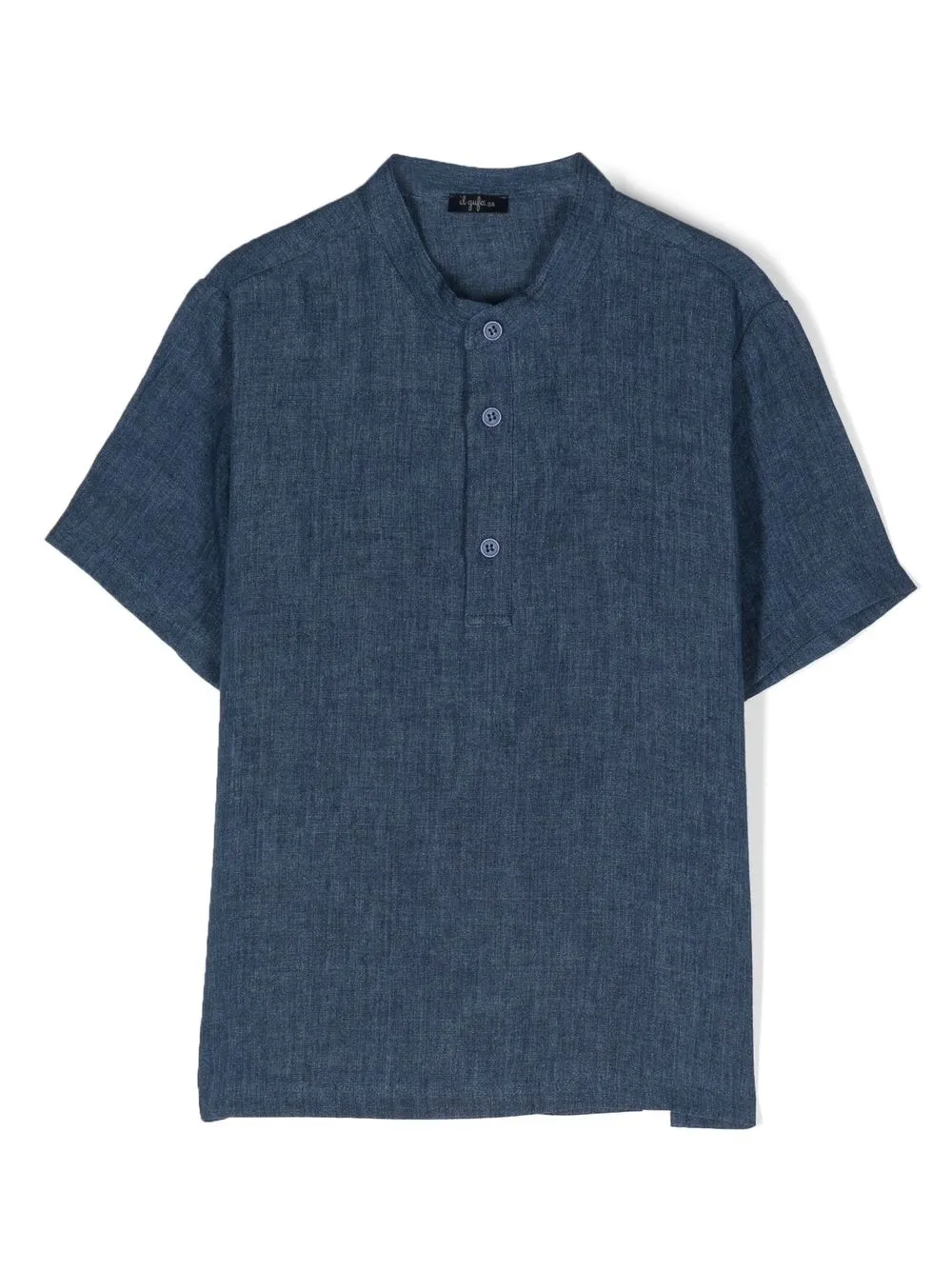 

Il Gufo linen short-sleeved shirt - Blue