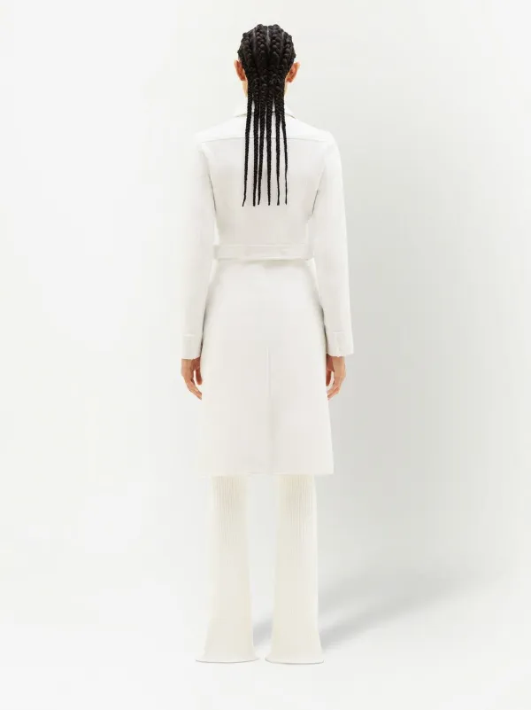 トレンチコート COURREGES BELTED TRENCH COAT Courrèges Belted Trench Coat | White | FARFETCH