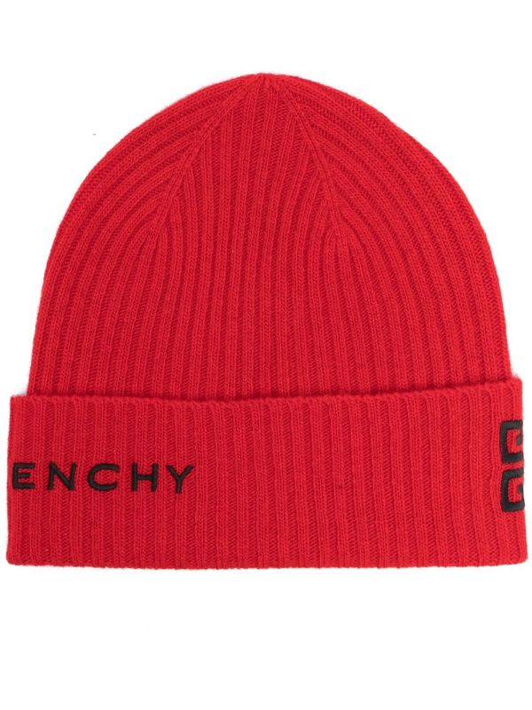 Givenchy 4G-embroidered ribbed-knit Beanie - Farfetch