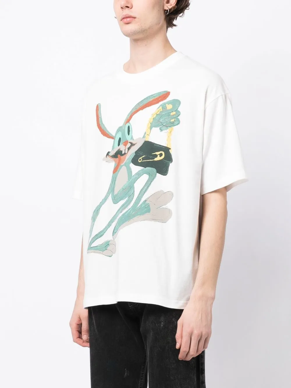 Domrebel T-shirt Mit Shopper-print In White