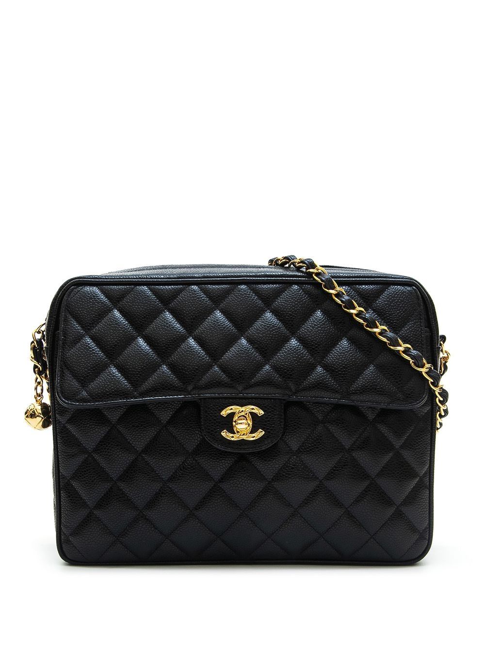 

CHANEL Pre-Owned 1992-1994 CC Turn-lock shoulder bag - Black