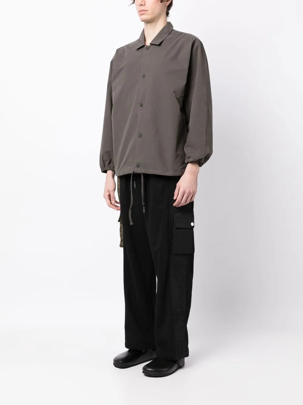  Fear Of God Essentials Coaches Bomber Jacket - Green 