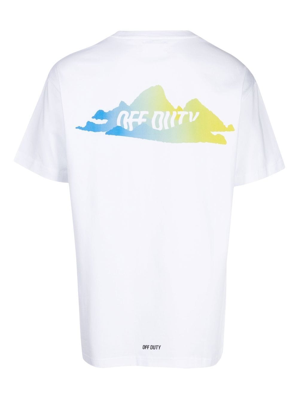 Shop Off Duty Newfound Freedom Cotton T-shirt In White