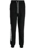 Karl Lagerfeld logo-print cotton track pants - Black