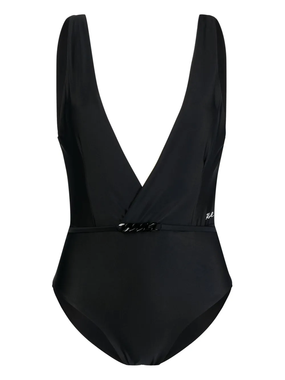 

Karl Lagerfeld Karl Deep V swimsuit - 999