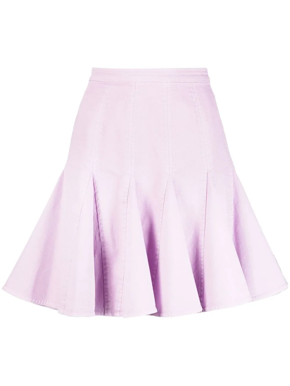 

Nº21 pleated cotton skirt - Purple