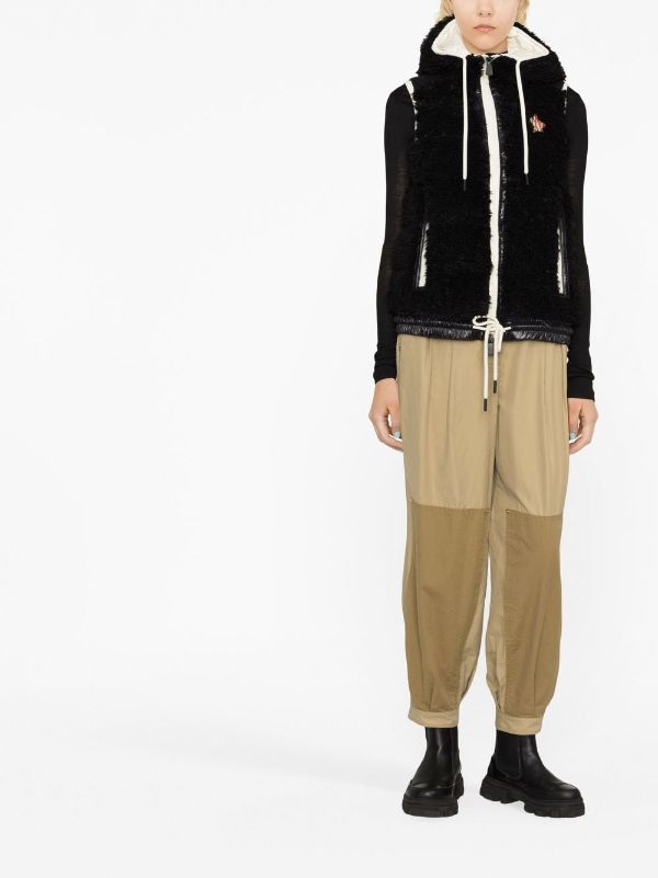 Farfetch Moncler Grenoble high-shine stirrup-cuff Leggings - Farfetch