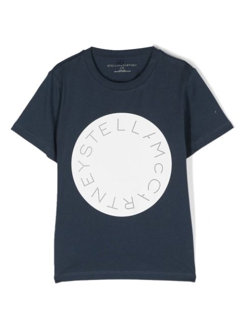 Stella McCartney Kids logo-print cotton T-shirt 