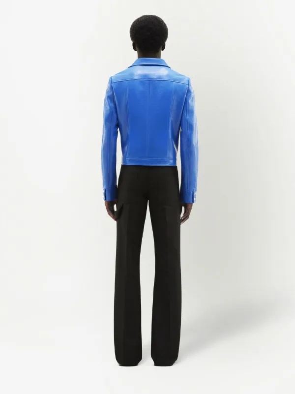 Courrèges Jaqueta Reedition De Vinil | Azul | FARFETCH BR