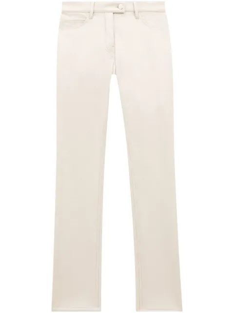 Courrèges straight-leg vinyl trousers