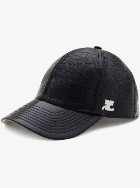 Courrèges gorra con parche del logo