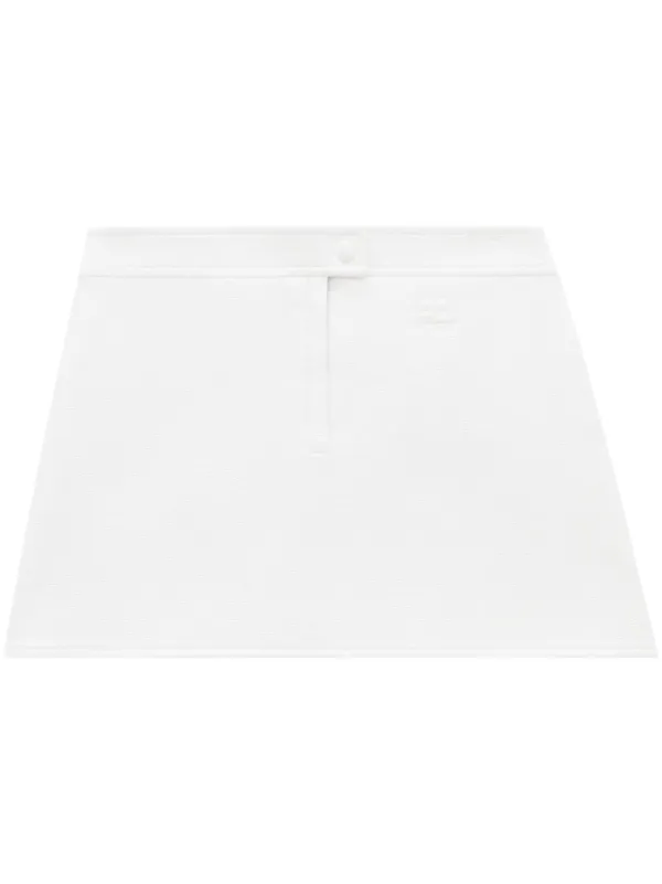 スカート COURREGES Women Mid Skirts 124CJU155 WHITE Courrèges A-line Mini Skirt | White | FARFETCH