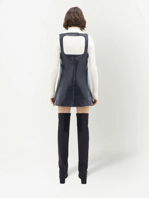 blue vinyl dress Courrèges Reedition Mini | Sequin dress