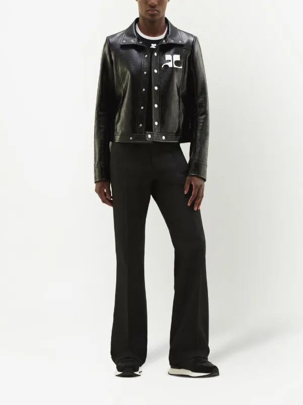 Courrèges Reedition Vinyl Jacket | Black | FARFETCH Courrèges Reedition Vinyl Jacket | Black | FARFETCH