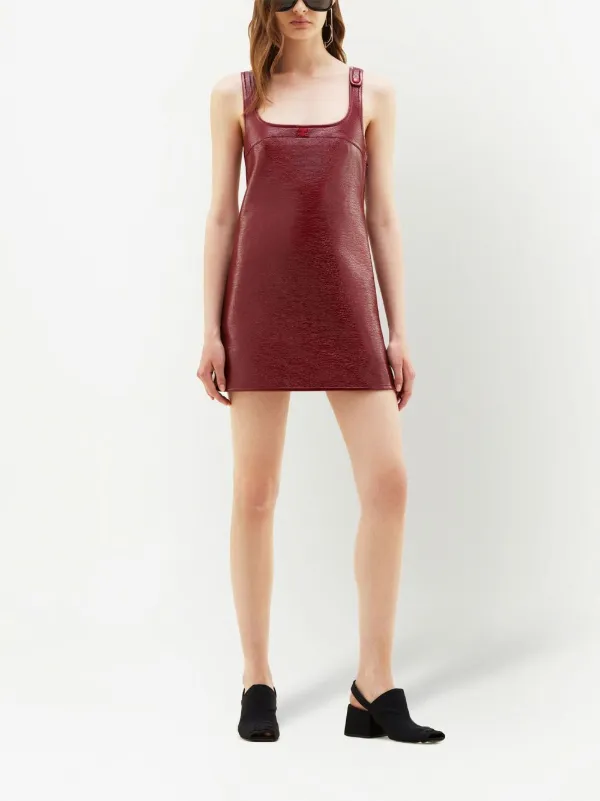 Reedition Vinyl Dress - Red - 42 - Courrges
