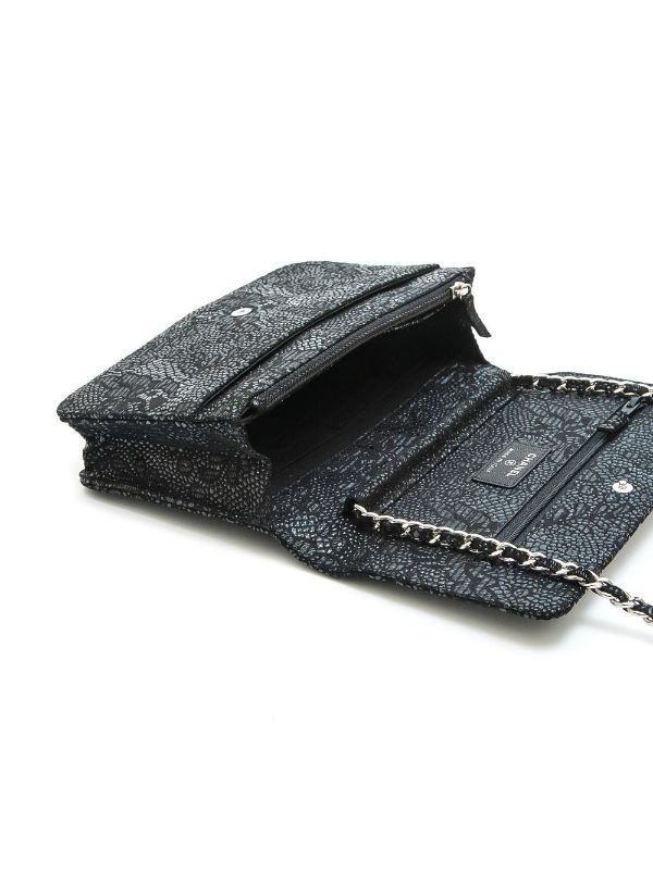 Chanel Black Patent Leather CC WOC Wallet On Chain Silver Hardware, 2012- 2013 Available For Immediate Sale At Sotheby's