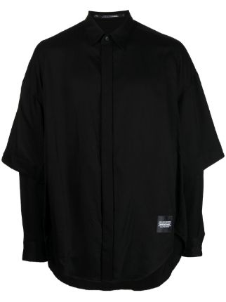 Julius Oversized layered-sleeve Shirt - Farfetch