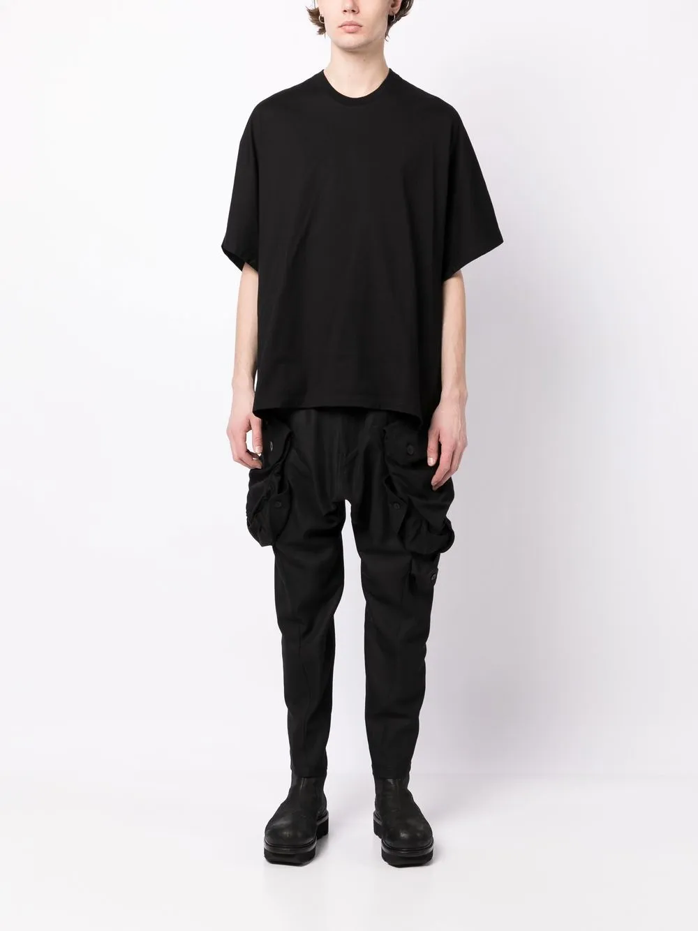 Julius drop-crotch Cargo Trousers - Farfetch