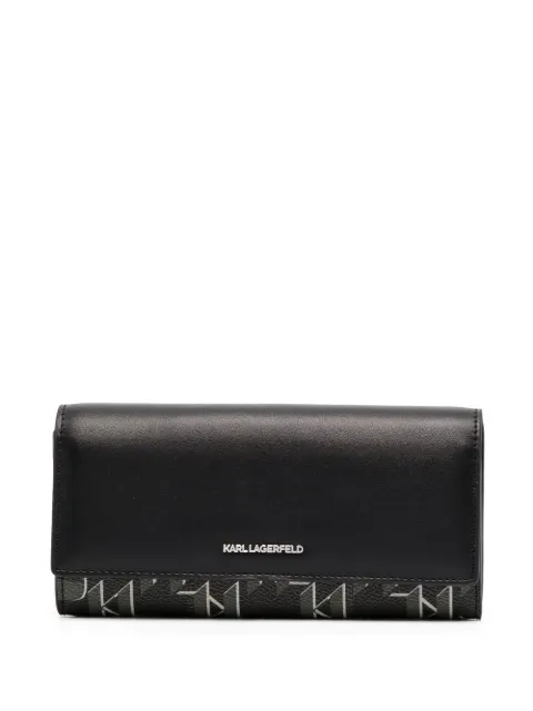 Karl Lagerfeld K/Ikonik logo-print wallet
