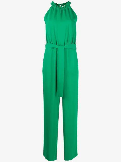 P.A.R.O.S.H. belted halterneck jumpsuit