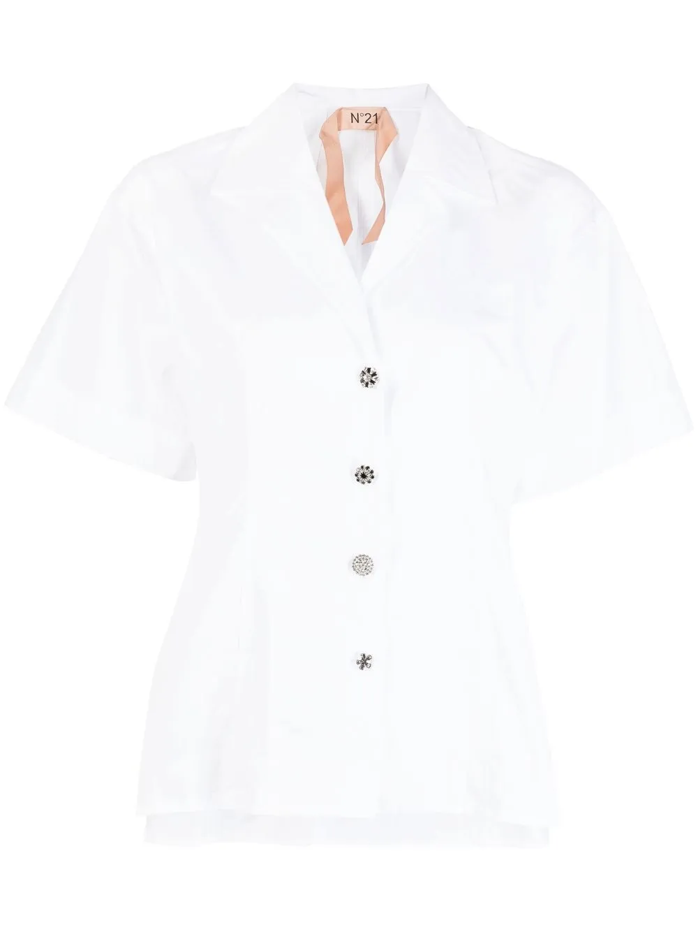 

Nº21 camisa con detalles en los botones - Blanco