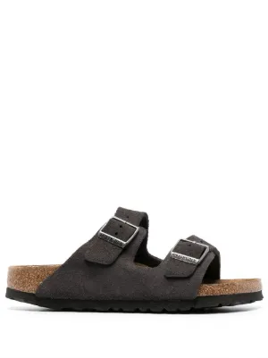 Birkenstock Florida D-Buckle Exquisite Sandals | Black | FARFETCH