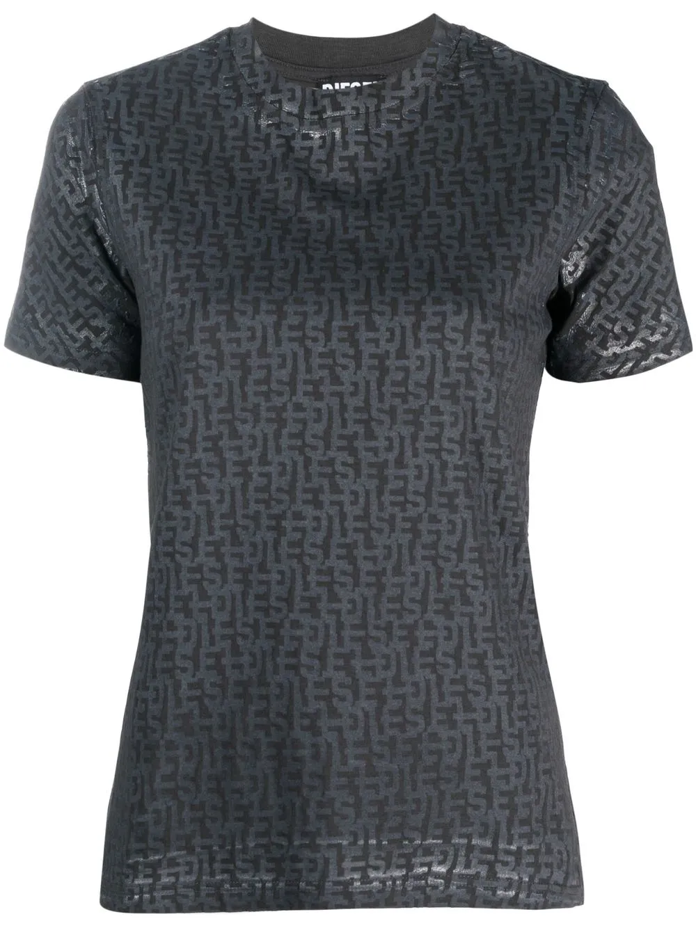 

Diesel logo-print short-sleeve T-shirt - Grey