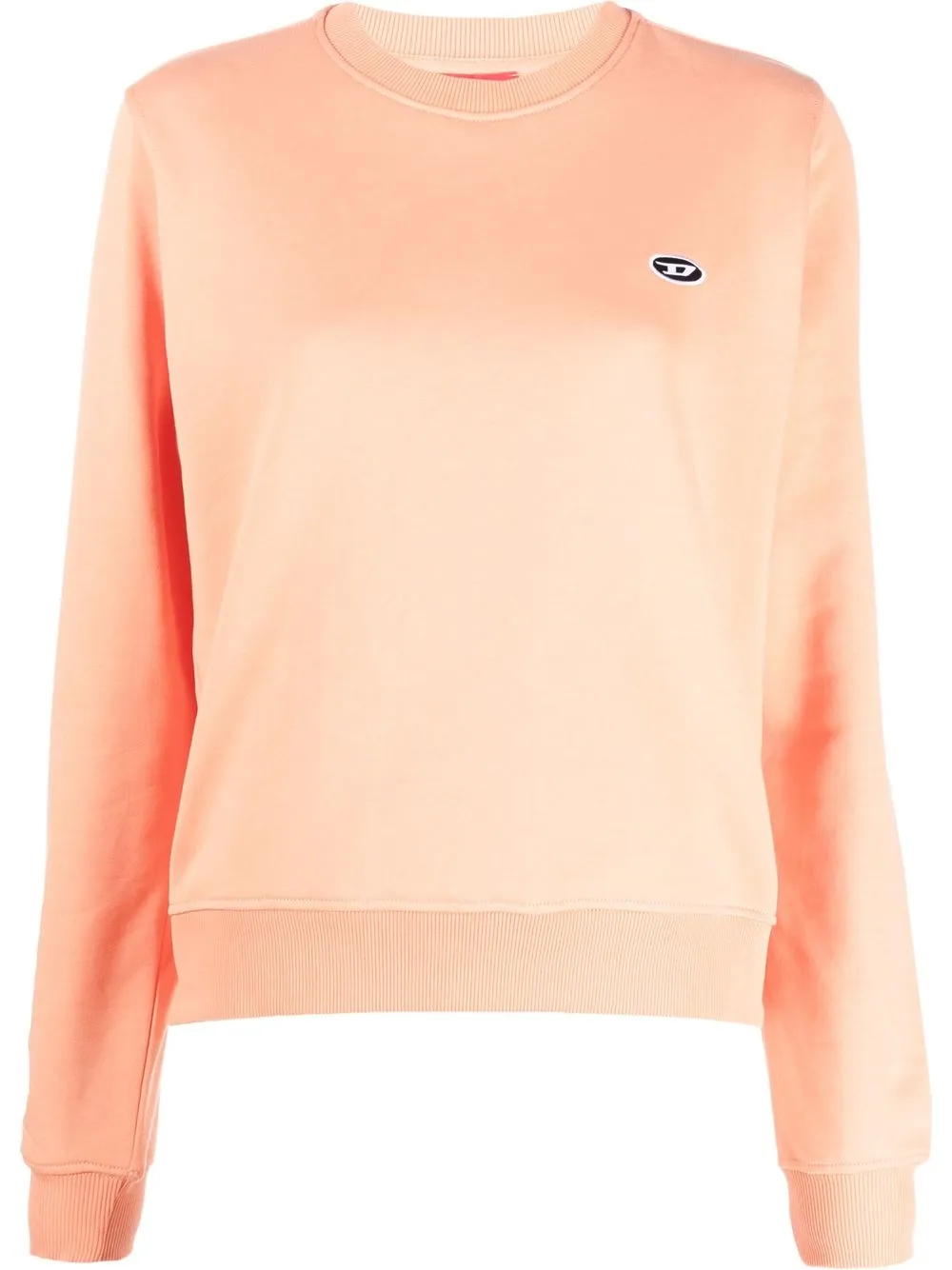 

Diesel sudadera con parche del logo - Naranja