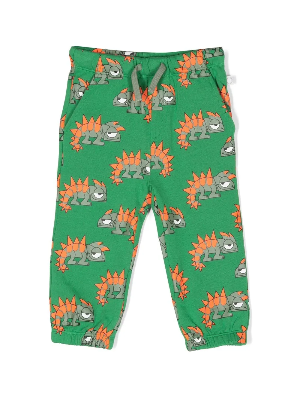

Stella McCartney Kids lizard-print track pants - Green