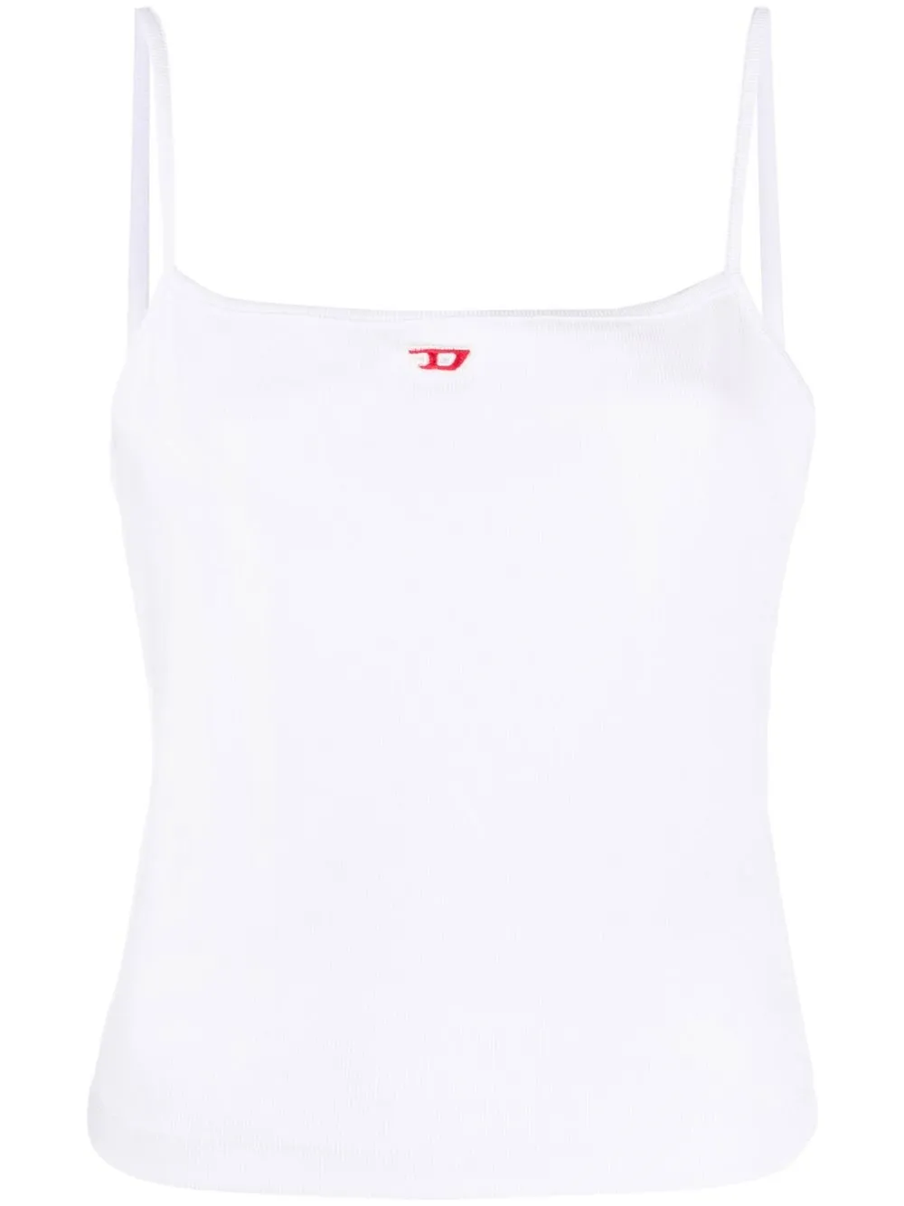 

Diesel top con parche del logo - Blanco