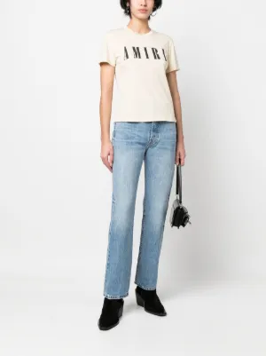 Tシャツ・カットソー AMIRI Women Tunic Tops DNBU1012INDIGO BLUE Monogram motif shirt brand LIU JO — Globalbrandsstore.com/en
