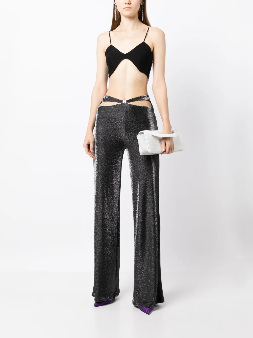 Dsquared2 Leren clutch - Wit