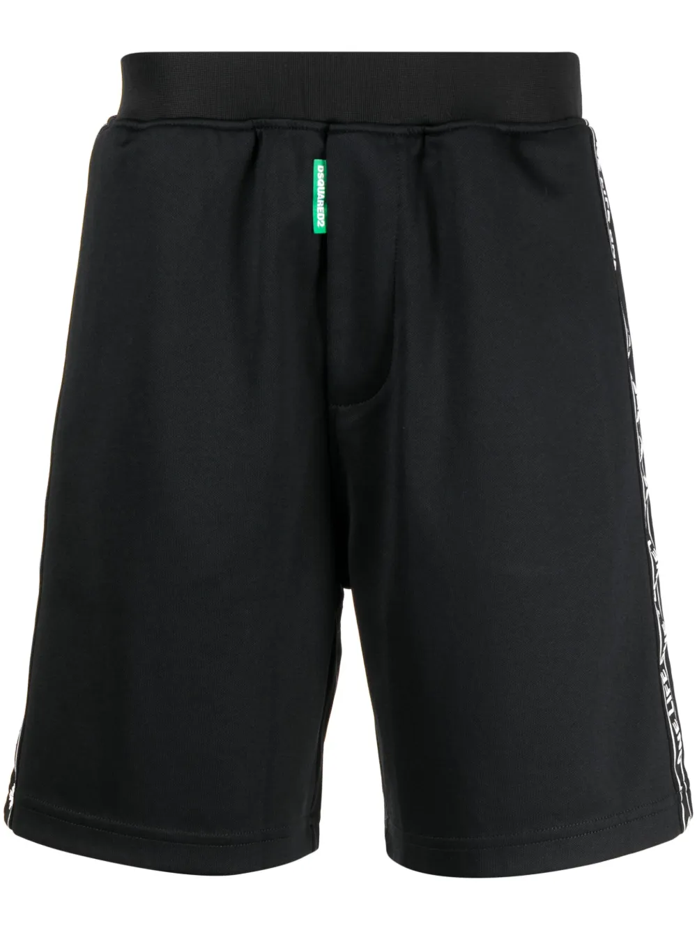 Black dsquared shorts hot sale