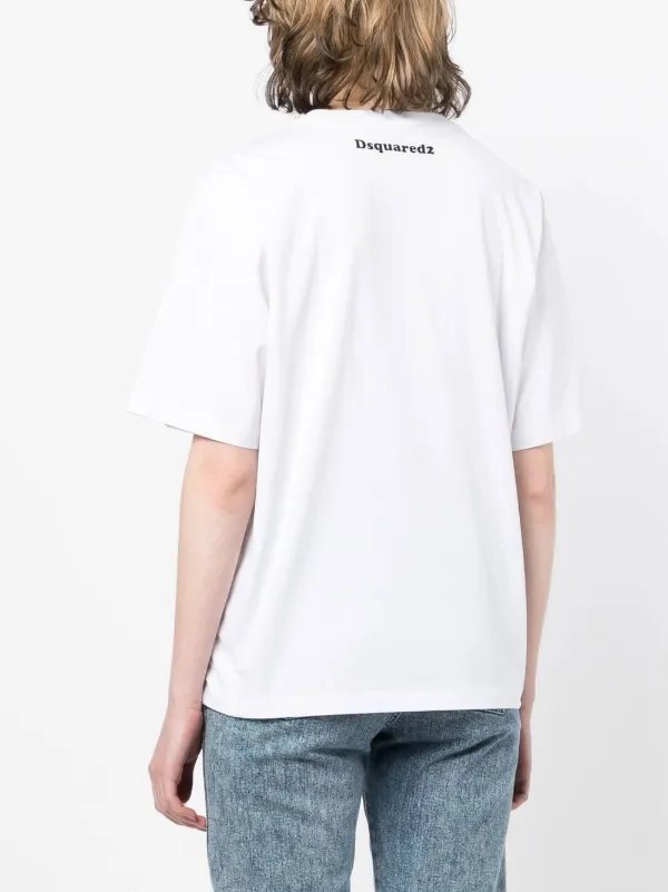 D squared2★グラフィックTシャツ ★送関込 DSQUARED2 グラフィック Tシャツ | ホワイト | FARFETCH JP