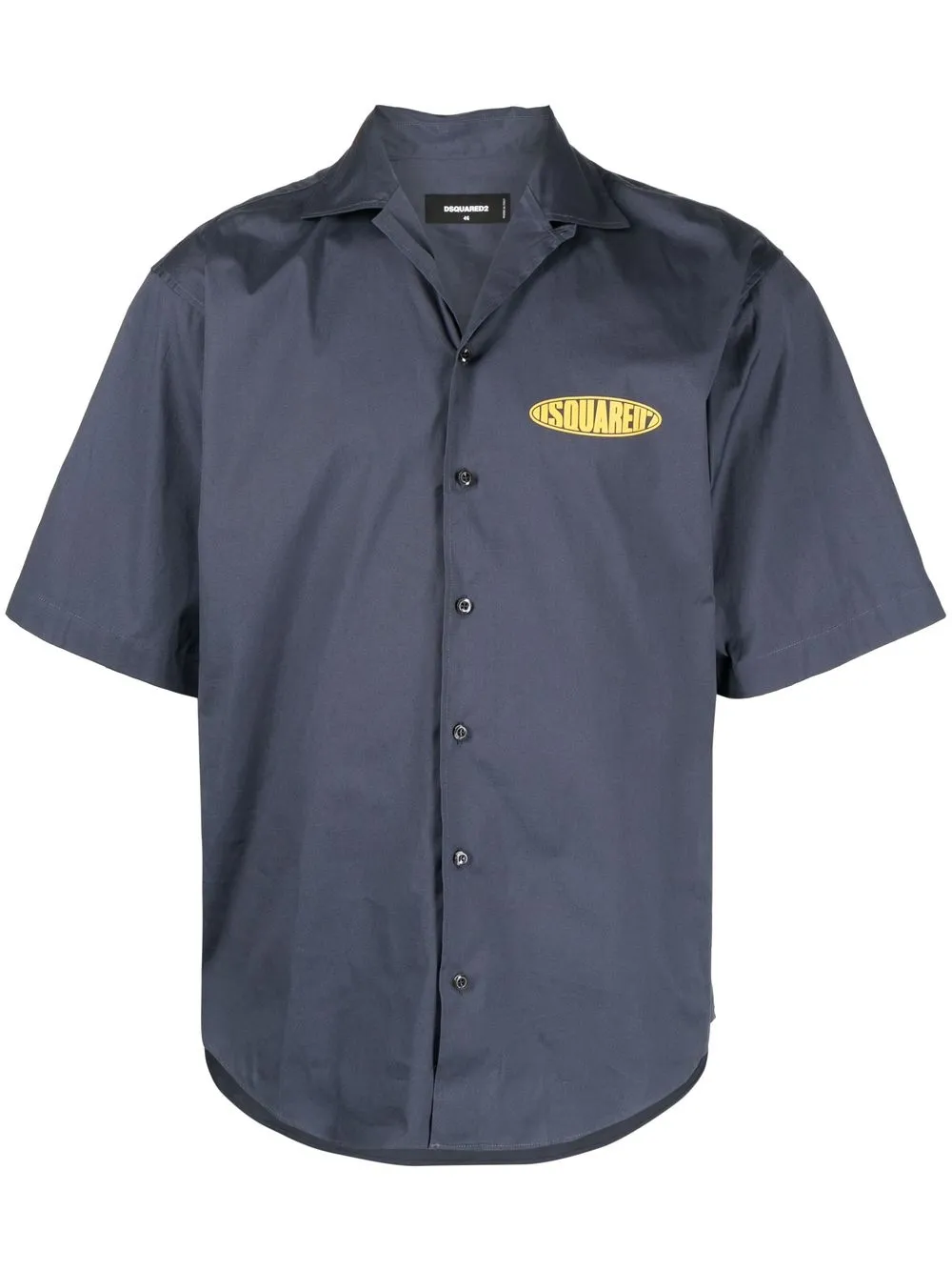 

Dsquared2 camisa manga corta con logo estampado - Azul