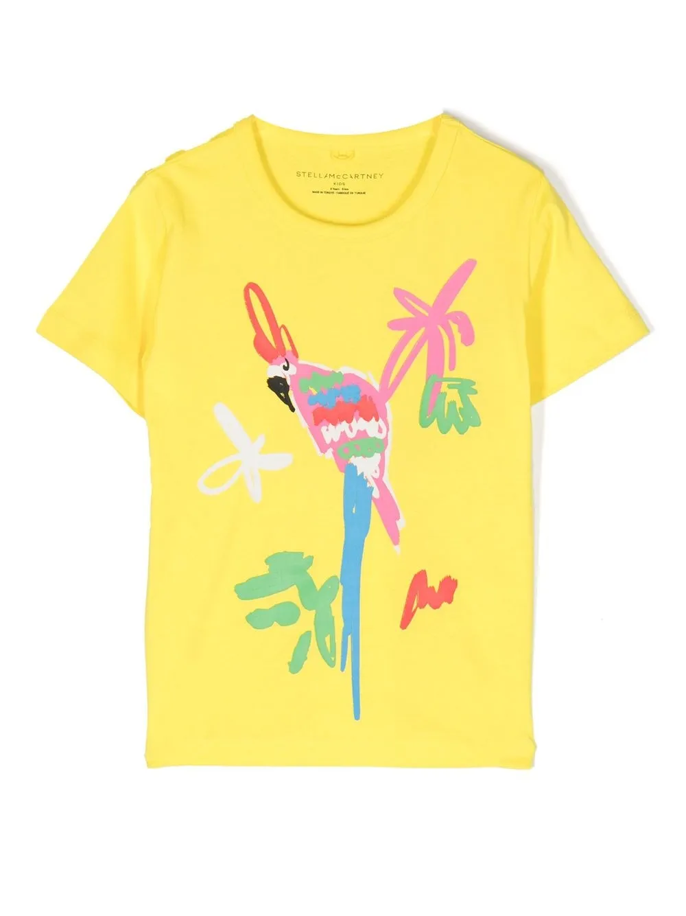 

Stella McCartney Kids playera con estampado gráfico - Amarillo