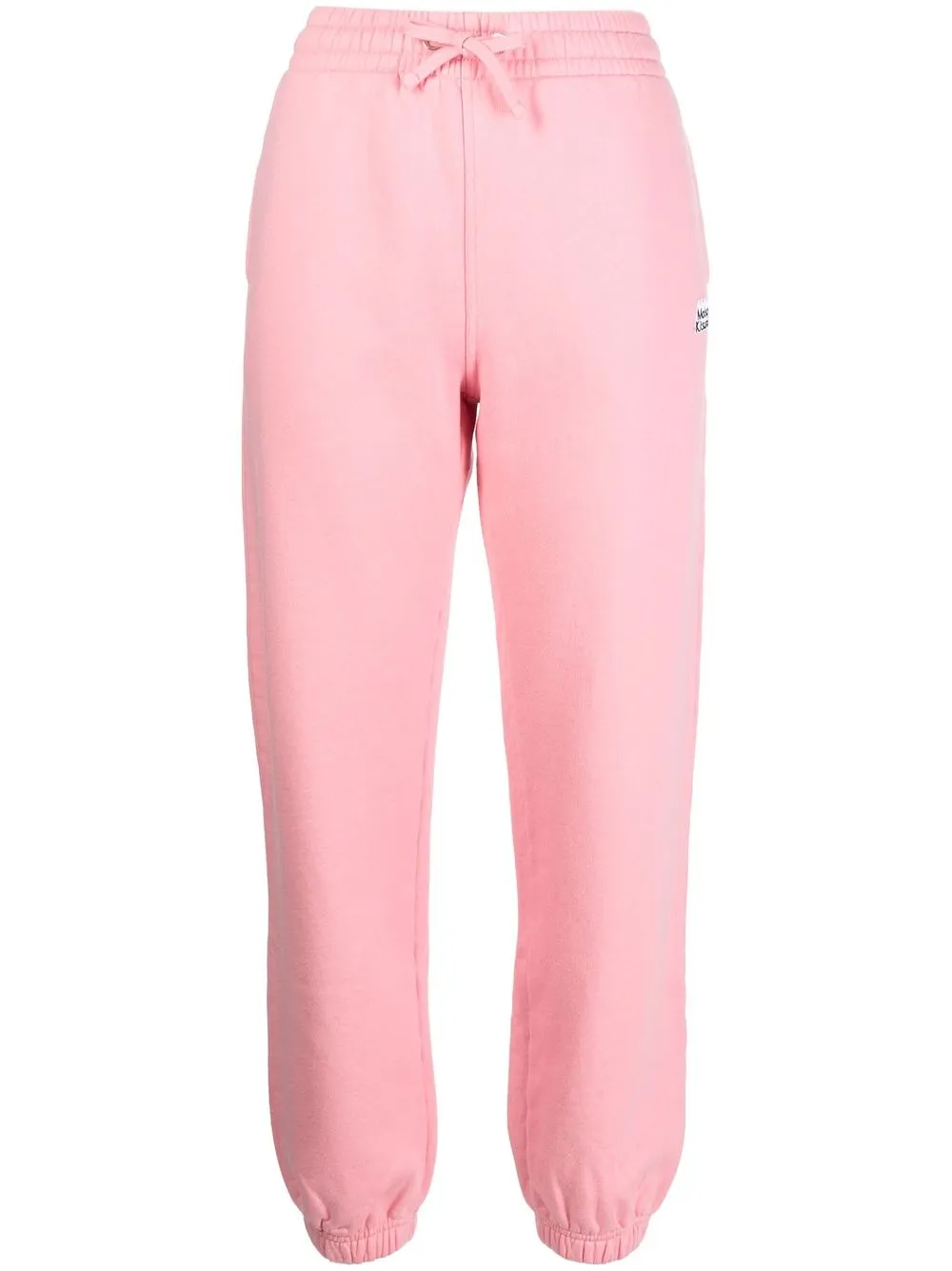 

Maison Kitsuné logo-print detail track pants - Pink