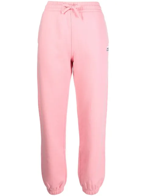 logo-print detail track pants