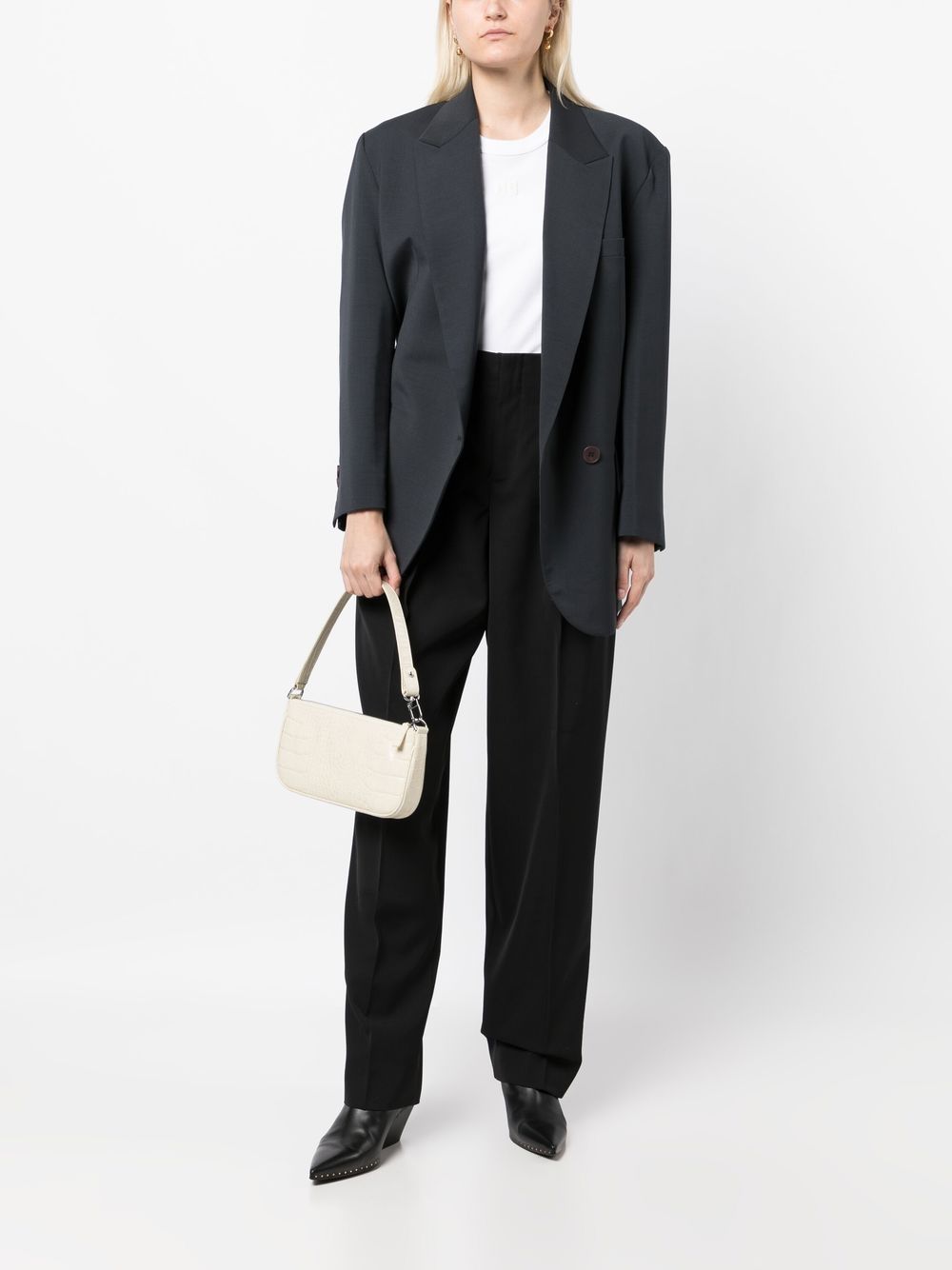 Maison Kitsuné Straight broek - Zwart